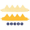 APLI BIRTHDAY CROWN YELLOW FABRIC 1U