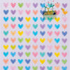 Αυτοκόλλητα Πολύχρωμες Καρδιές