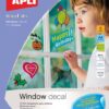 Διάφανο φιλμ αυτοκόλλητο για παράθυρα, Α4/5 φύλλα